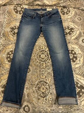 imogene + willie charlie slim jeans in medium blue